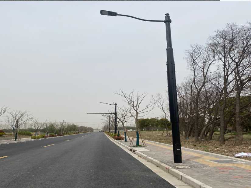 四平市上海综合杆 太阳能路灯工程